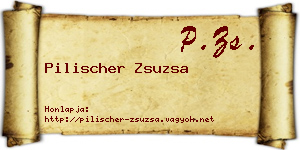 Pilischer Zsuzsa névjegykártya